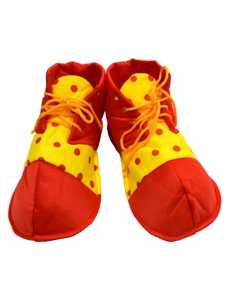 Ботинки Клоун детские горох - интернет-магазин карнавальных костюмов ВМАСКАХ.РФ