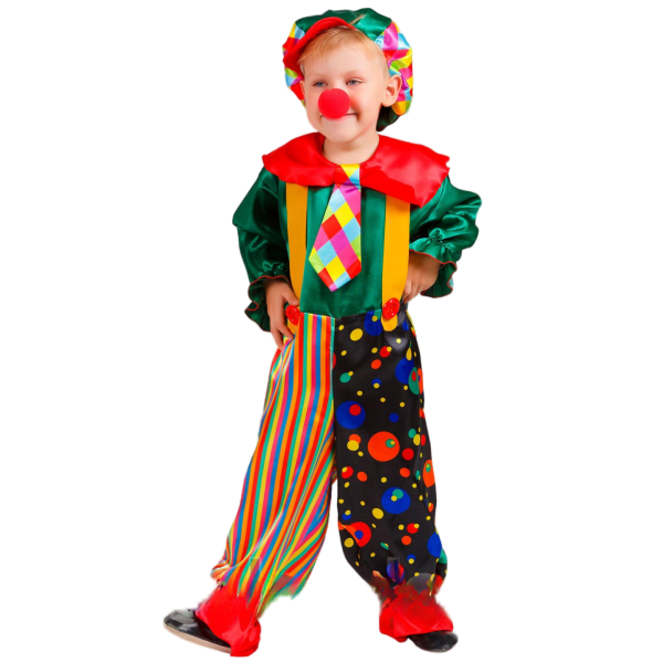 Карнавальный костюм детский Клоун Клепа - интернет-магазин карнавальных костюмов ВМАСКАХ.РФ