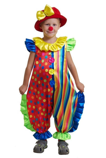 Карнавальный костюм детский Клоун-2 - интернет-магазин карнавальных костюмов ВМАСКАХ.РФ