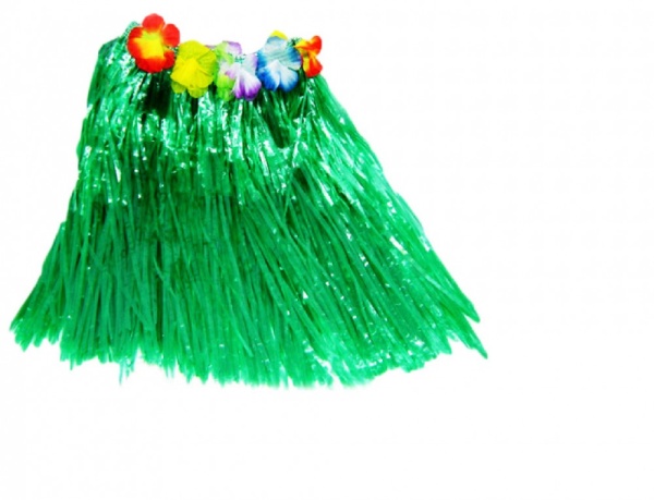 Гавайская юбка зеленая - интернет-магазин карнавальных костюмов ВМАСКАХ.РФ