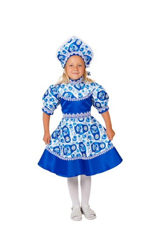 Русский народный костюм Забава девочка - интернет-магазин карнавальных костюмов ВМАСКАХ.РФ