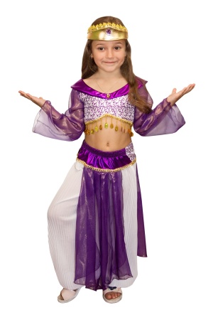 Карнавальный костюм детский Восточная красавица Жасмин - интернет-магазин карнавальных костюмов ВМАСКАХ.РФ
