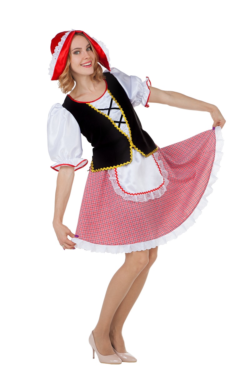 Карнавальный костюм для взрослых Красная Шапочка, 44 размер, отзывы