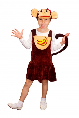 Карнавальный костюм детский Обезьянка №2 - интернет-магазин карнавальных костюмов ВМАСКАХ.РФ