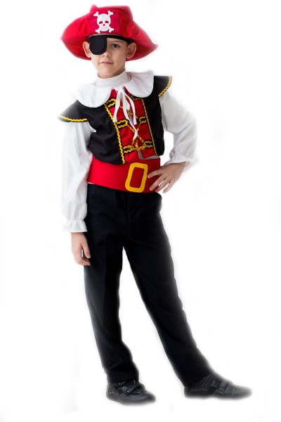 Пират со шляпой (малый) - интернет-магазин карнавальных костюмов ВМАСКАХ.РФ