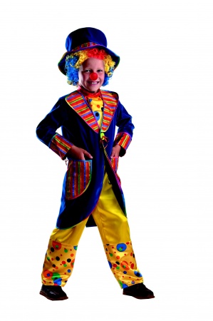 Карнавальный костюм Клоун Франт синий - интернет-магазин карнавальных костюмов ВМАСКАХ.РФ