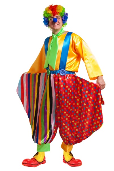 Карнавальный костюм взрослый Клоун - интернет-магазин карнавальных костюмов ВМАСКАХ.РФ