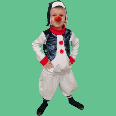Карнавальный костюм детский Снеговик Полярный - интернет-магазин карнавальных костюмов ВМАСКАХ.РФ