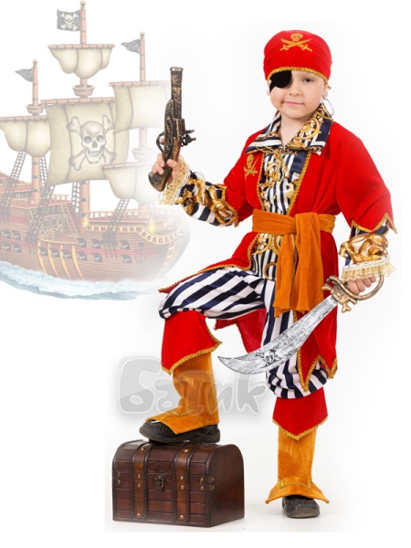 Карнавальный костюм Пират Морской - интернет-магазин карнавальных костюмов ВМАСКАХ.РФ