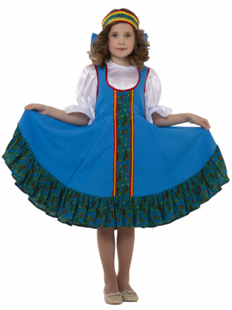 Русский народный костюм для девочки  - интернет-магазин карнавальных костюмов ВМАСКАХ.РФ