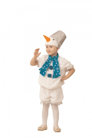 Карнавальный костюм Снеговичок Снеговишка - интернет-магазин карнавальных костюмов ВМАСКАХ.РФ