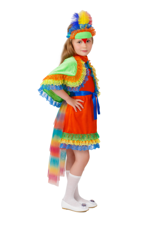 Карнавальный костюм детский Попугай Рита - интернет-магазин карнавальных костюмов ВМАСКАХ.РФ