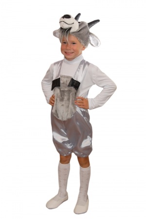 Карнавальный костюм детский Козлик серый - интернет-магазин карнавальных костюмов ВМАСКАХ.РФ