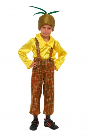 Карнавальный костюм детский Чиполлино - интернет-магазин карнавальных костюмов ВМАСКАХ.РФ