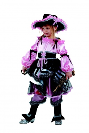 Карнавальный костюм Пиратка розовая - интернет-магазин карнавальных костюмов ВМАСКАХ.РФ
