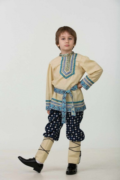 Рубашка вышиванка для мальчика - интернет-магазин карнавальных костюмов ВМАСКАХ.РФ