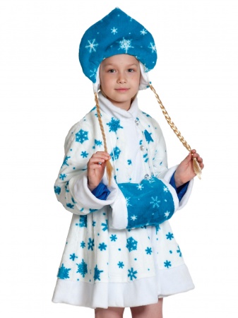 Снегурочка плюш белая - интернет-магазин карнавальных костюмов ВМАСКАХ.РФ