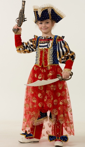 Карнавальный костюм Пиратка Морская - интернет-магазин карнавальных костюмов ВМАСКАХ.РФ