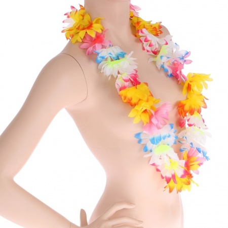 Гавайское ожерелье «Первые цветы» - интернет-магазин карнавальных костюмов ВМАСКАХ.РФ