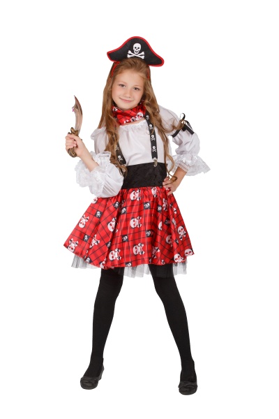 Карнавальный костюм детский Пиратка 2 - интернет-магазин карнавальных костюмов ВМАСКАХ.РФ