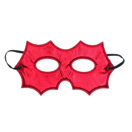 Карнавальная маска Злодей, цвет красный - интернет-магазин карнавальных костюмов ВМАСКАХ.РФ