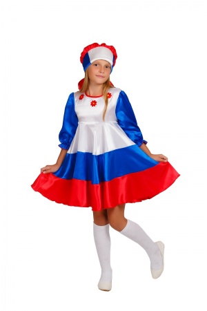 Карнавальный костюм детский Патриотка - интернет-магазин карнавальных костюмов ВМАСКАХ.РФ