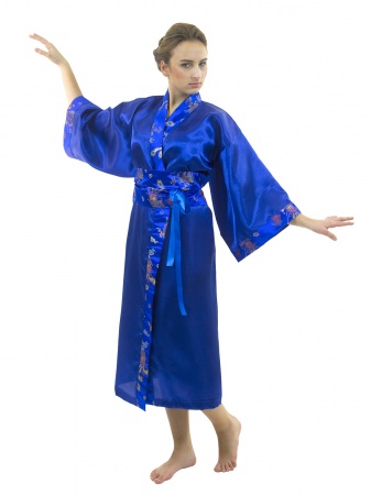 Костюм карнавальный Японка синяя взрослый - интернет-магазин карнавальных костюмов ВМАСКАХ.РФ