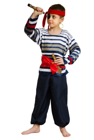 Карнавальный костюм детский Морской разбойник - интернет-магазин карнавальных костюмов ВМАСКАХ.РФ
