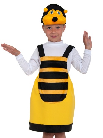 Пчелка ткань-плюш - интернет-магазин карнавальных костюмов ВМАСКАХ.РФ