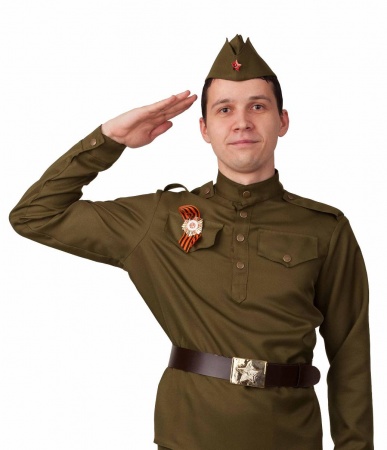 Карнавальный костюм Солдат набор взрослый - интернет-магазин карнавальных костюмов ВМАСКАХ.РФ