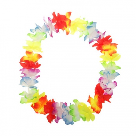 Ожерелье гавайское Цветочная Ланаи - интернет-магазин карнавальных костюмов ВМАСКАХ.РФ