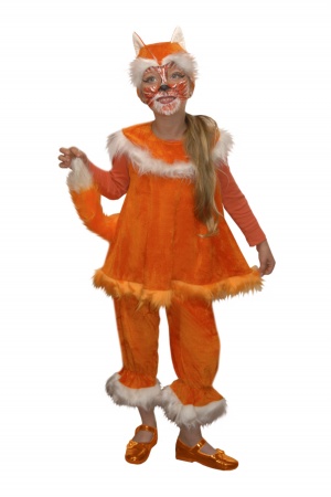 Карнавальный костюм детский Лисичка-2 - интернет-магазин карнавальных костюмов ВМАСКАХ.РФ