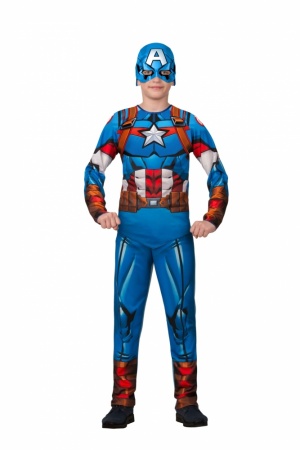 Карнавальный костюм Капитан Америка - интернет-магазин карнавальных костюмов ВМАСКАХ.РФ