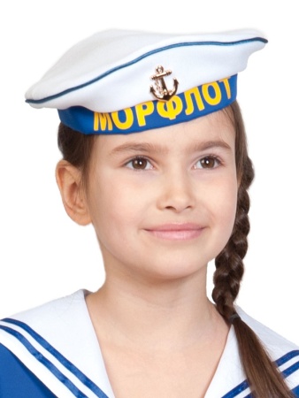 Бескозырка Морфлот детская - интернет-магазин карнавальных костюмов ВМАСКАХ.РФ