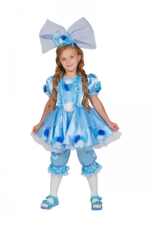 Карнавальный костюм детский Кукла Тутси голубая - интернет-магазин карнавальных костюмов ВМАСКАХ.РФ