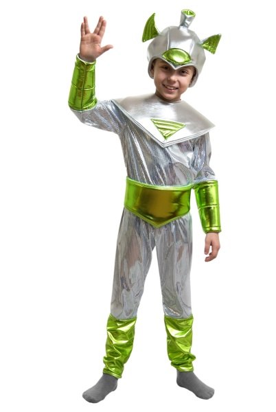 Карнавальный костюм детский Инопланетянин - интернет-магазин карнавальных костюмов ВМАСКАХ.РФ