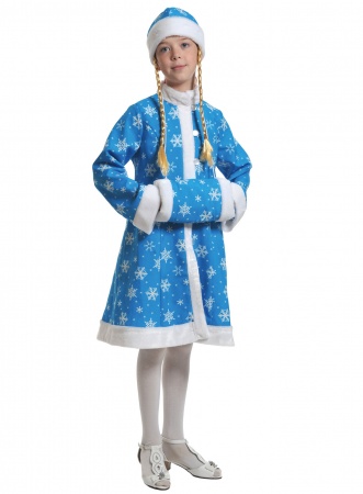 Снегурочка ткань-плюш бирюза - интернет-магазин карнавальных костюмов ВМАСКАХ.РФ