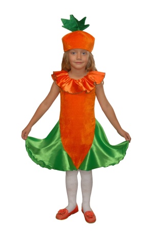 Карнавальный костюм детский Морковка - интернет-магазин карнавальных костюмов ВМАСКАХ.РФ