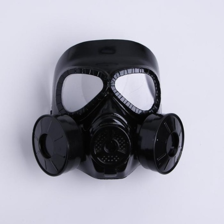 Карнавальная маска Противогаз, цвет чёрный - интернет-магазин карнавальных костюмов ВМАСКАХ.РФ