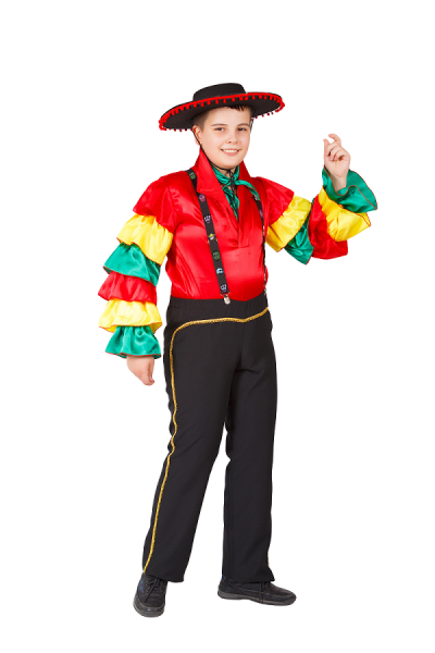 Карнавальный костюм детский Мексиканский мальчик - интернет-магазин карнавальных костюмов ВМАСКАХ.РФ