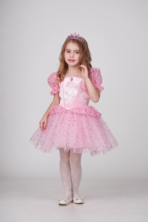 Карнавальный костюм Принцесса - малышка (розовая) - интернет-магазин карнавальных костюмов ВМАСКАХ.РФ