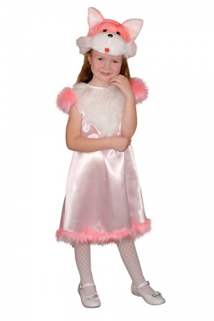Карнавальный костюм детский Киска розовая - интернет-магазин карнавальных костюмов ВМАСКАХ.РФ