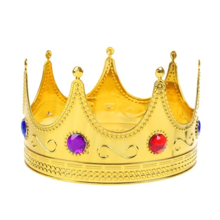 Корона Король с камнями - интернет-магазин карнавальных костюмов ВМАСКАХ.РФ