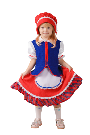 Карнавальный костюм детский Красная шапочка Яна - интернет-магазин карнавальных костюмов ВМАСКАХ.РФ