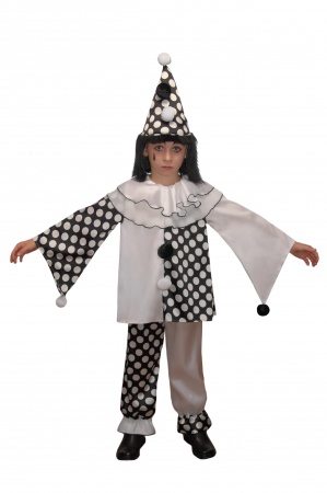 Карнавальный костюм детский Пьеро - интернет-магазин карнавальных костюмов ВМАСКАХ.РФ