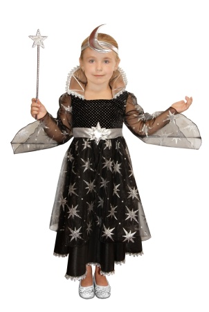 Карнавальный костюм детский Фея Ночи №2 черная - интернет-магазин карнавальных костюмов ВМАСКАХ.РФ