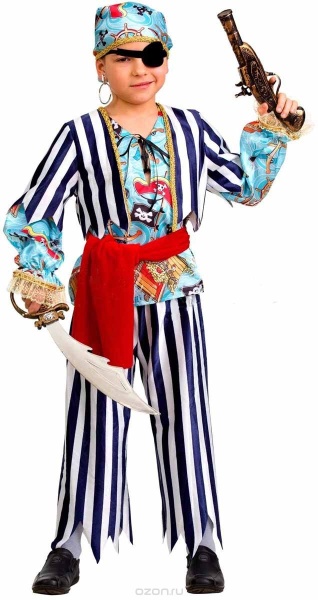 Карнавальный костюм Пират сказочный - интернет-магазин карнавальных костюмов ВМАСКАХ.РФ